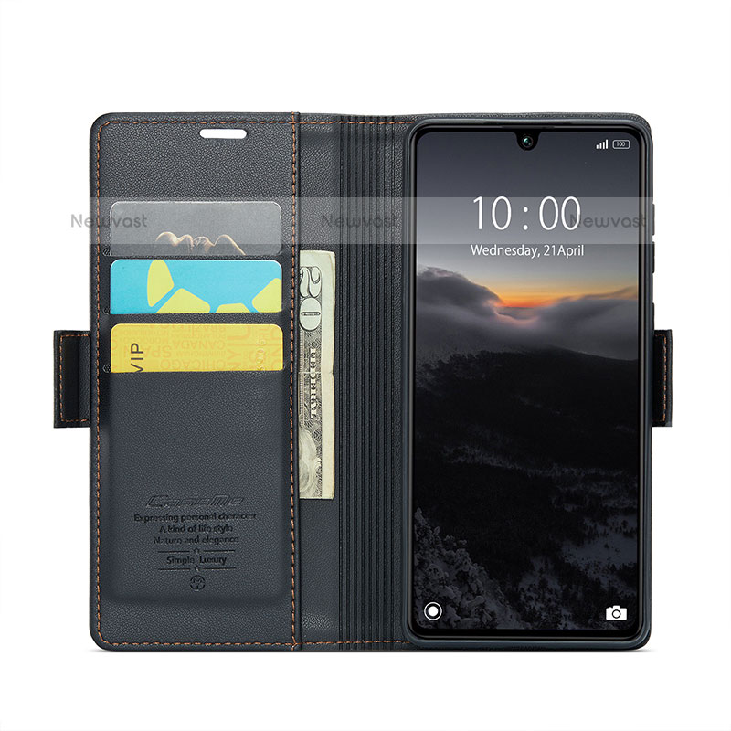 Leather Case Stands Flip Cover Holder C03S for Xiaomi Poco C65