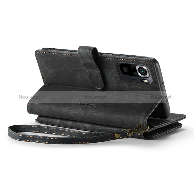 Leather Case Stands Flip Cover Holder C03S for Xiaomi Redmi Note 11 SE India 4G