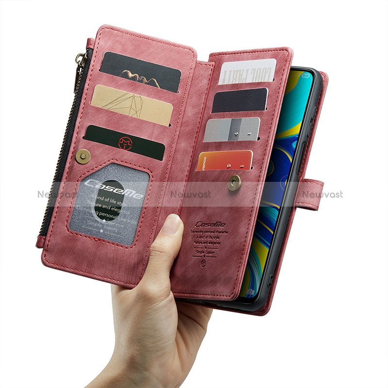 Leather Case Stands Flip Cover Holder C03S for Xiaomi Redmi Note 9S