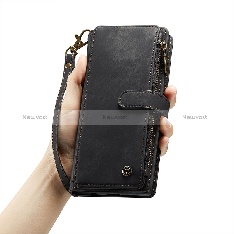 Leather Case Stands Flip Cover Holder C03S for Xiaomi Redmi Note 9S