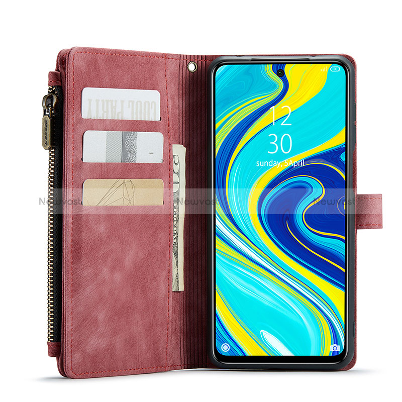 Leather Case Stands Flip Cover Holder C03S for Xiaomi Redmi Note 9S