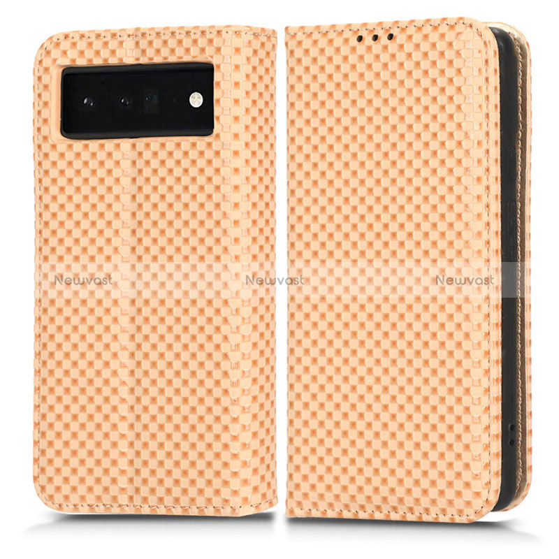 Leather Case Stands Flip Cover Holder C03X for Google Pixel 6 Pro 5G