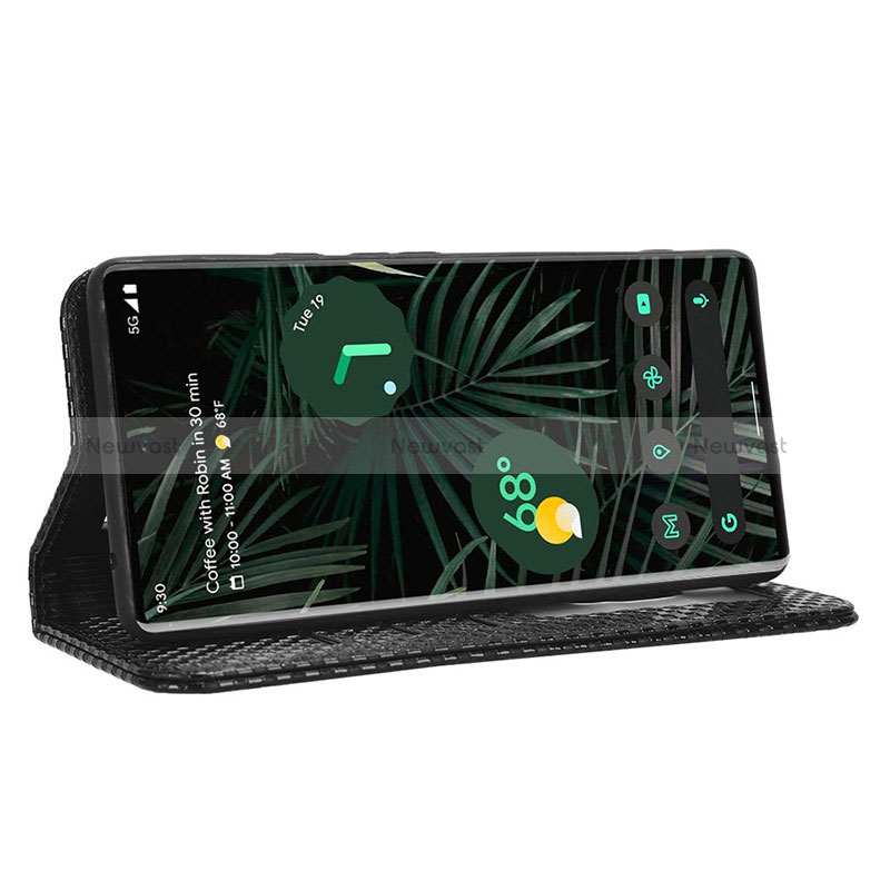 Leather Case Stands Flip Cover Holder C03X for Google Pixel 6 Pro 5G
