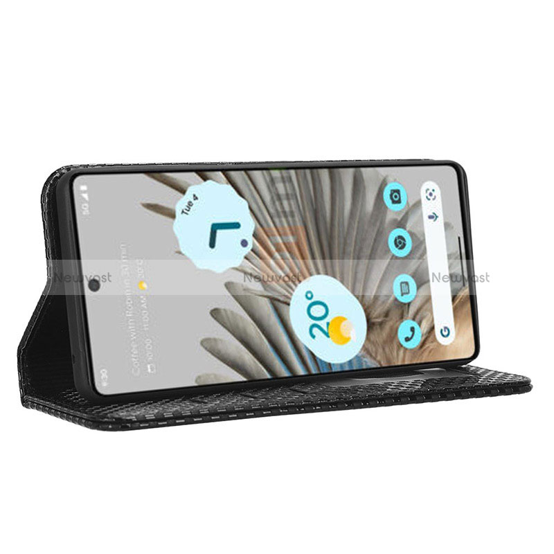 Leather Case Stands Flip Cover Holder C03X for Google Pixel 7 5G