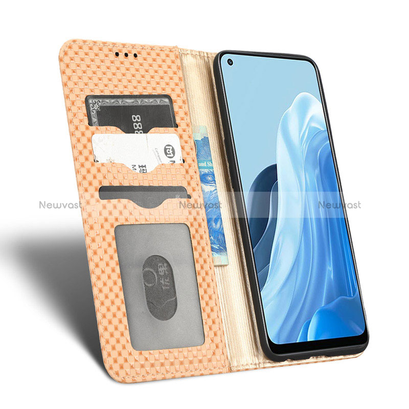 Leather Case Stands Flip Cover Holder C03X for Oppo Find X5 Lite 5G