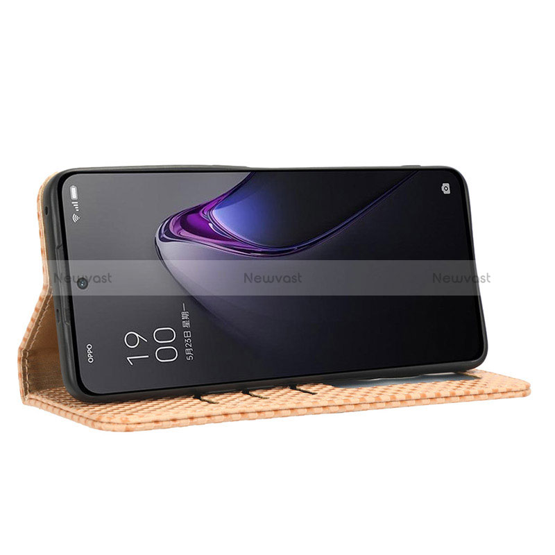 Leather Case Stands Flip Cover Holder C03X for Oppo Reno9 Pro+ Plus 5G