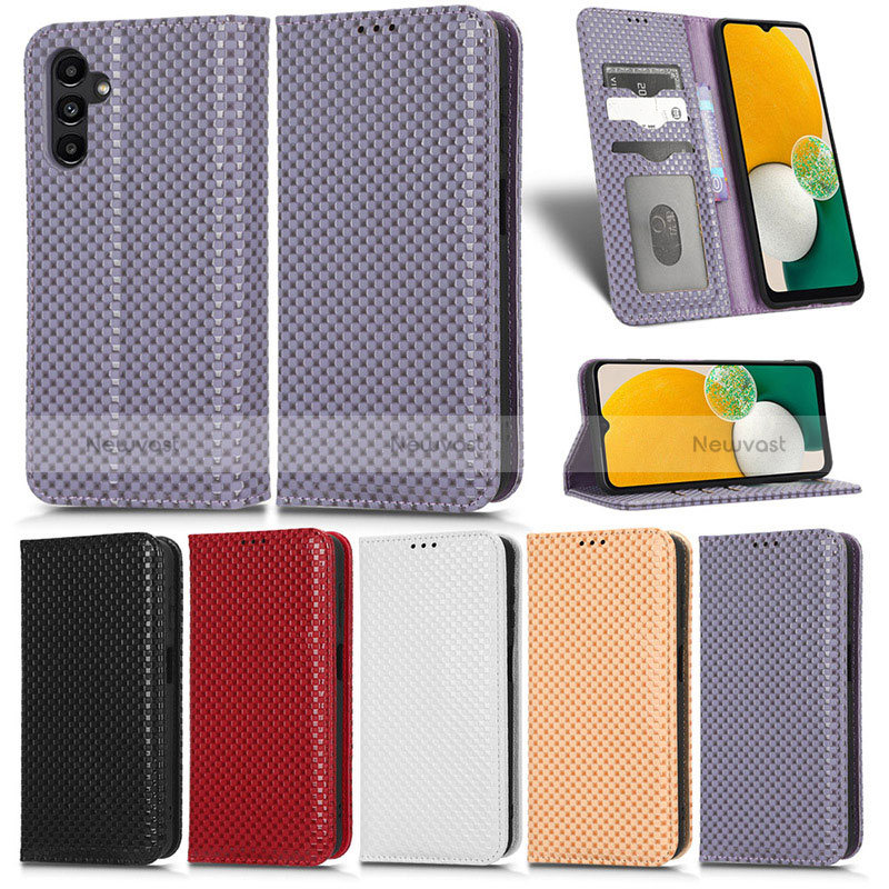 Leather Case Stands Flip Cover Holder C03X for Samsung Galaxy A04s