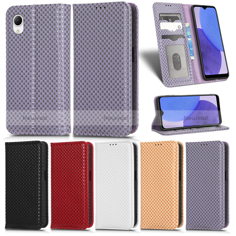 Leather Case Stands Flip Cover Holder C03X for Samsung Galaxy A23 5G SC-56C