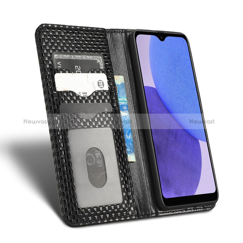 Leather Case Stands Flip Cover Holder C03X for Samsung Galaxy A23 5G SC-56C