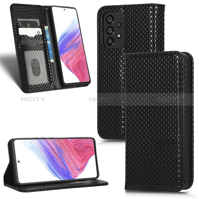 Leather Case Stands Flip Cover Holder C03X for Samsung Galaxy A53 5G