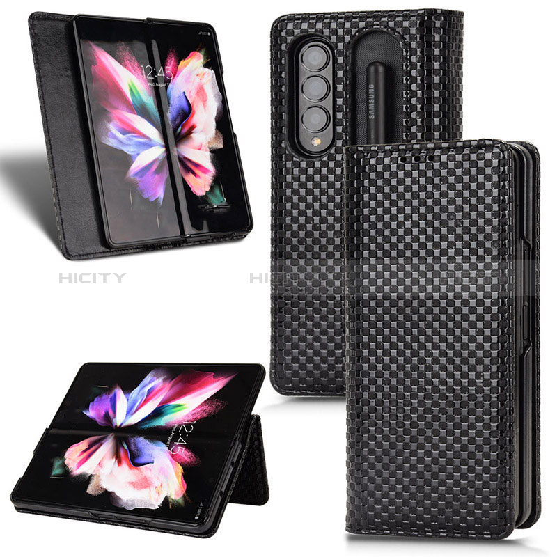 Leather Case Stands Flip Cover Holder C03X for Samsung Galaxy Z Fold4 5G