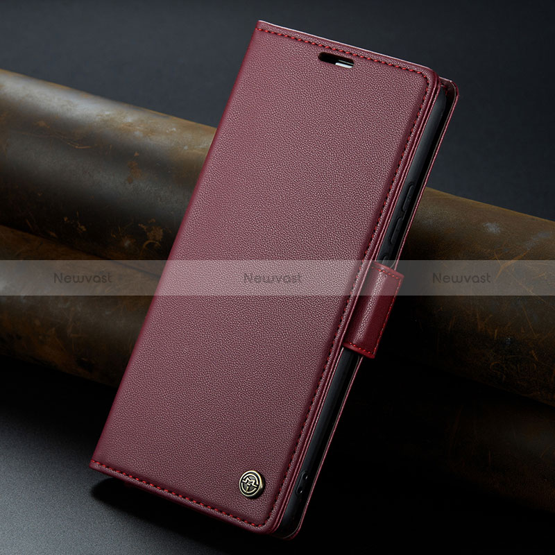 Leather Case Stands Flip Cover Holder C04S for Oppo Reno10 Pro 5G