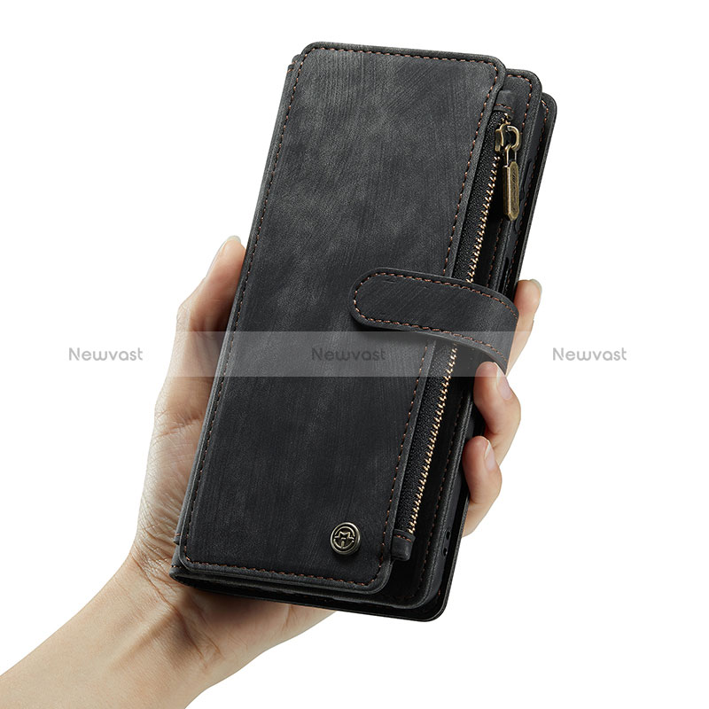 Leather Case Stands Flip Cover Holder C04S for Samsung Galaxy A32 4G