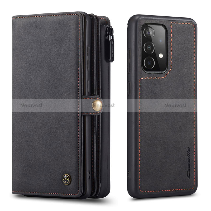 Leather Case Stands Flip Cover Holder C04S for Samsung Galaxy A52s 5G