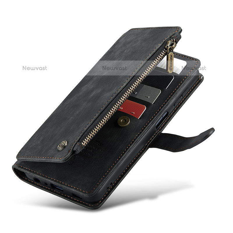 Leather Case Stands Flip Cover Holder C04S for Samsung Galaxy M32 5G