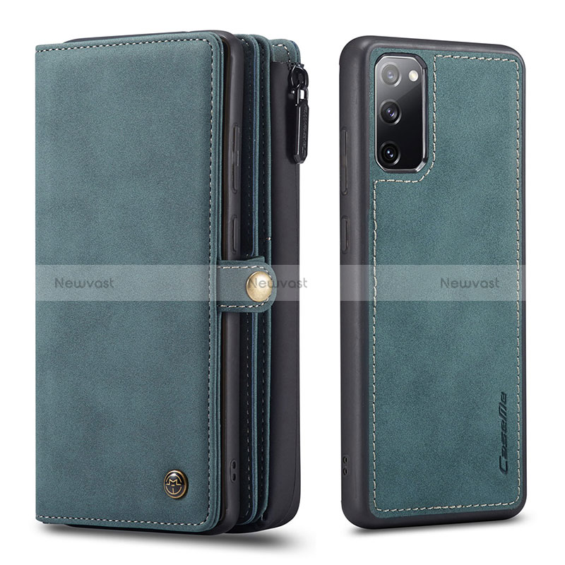 Leather Case Stands Flip Cover Holder C04S for Samsung Galaxy S20 FE 4G