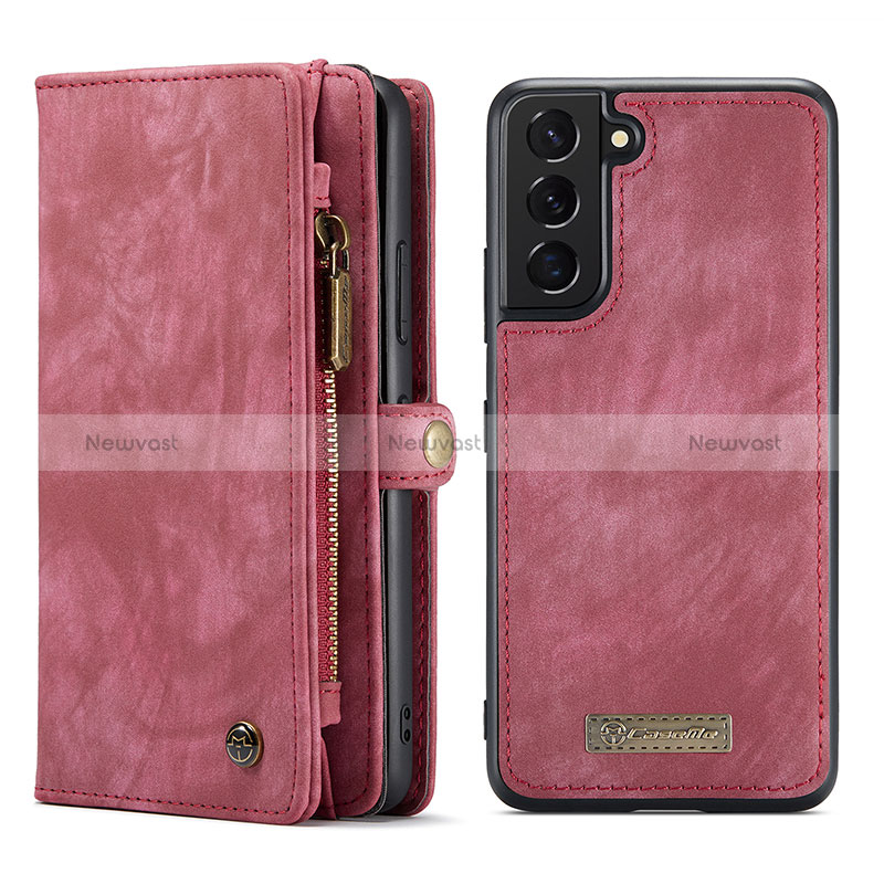 Leather Case Stands Flip Cover Holder C04S for Samsung Galaxy S24 5G