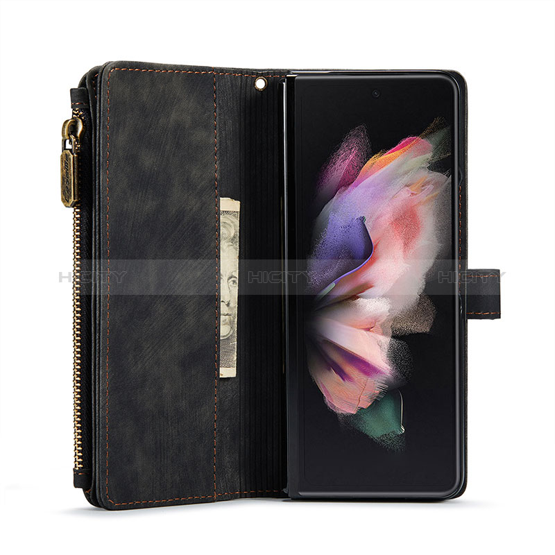 Leather Case Stands Flip Cover Holder C04S for Samsung Galaxy Z Fold4 5G