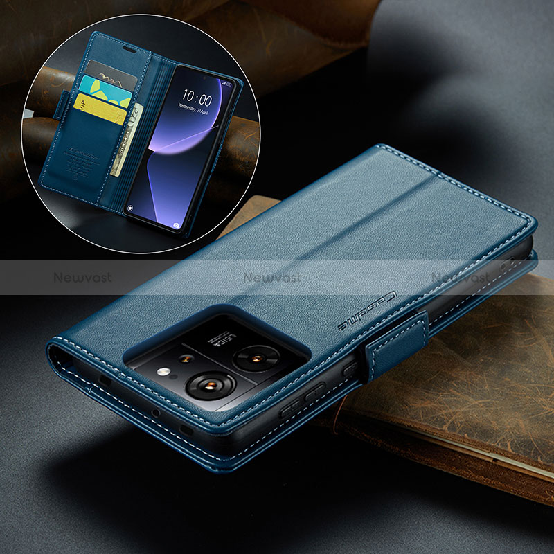 Leather Case Stands Flip Cover Holder C04S for Xiaomi Mi 13T 5G