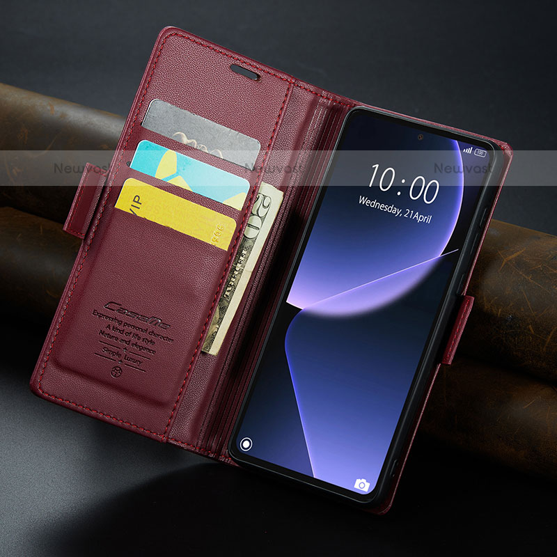 Leather Case Stands Flip Cover Holder C04S for Xiaomi Redmi K60 Ultra 5G