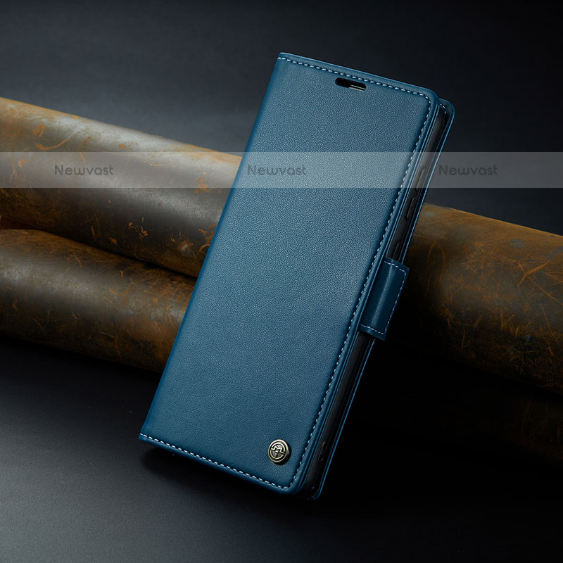 Leather Case Stands Flip Cover Holder C04S for Xiaomi Redmi K60 Ultra 5G Blue