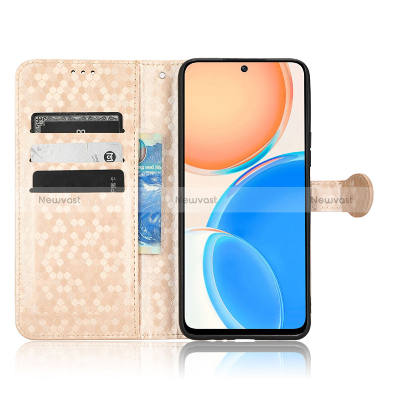 Leather Case Stands Flip Cover Holder C04X for Huawei Honor X8 4G