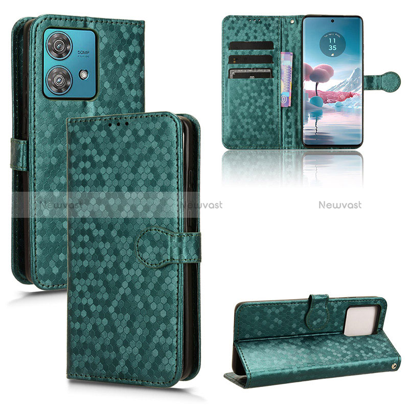 Leather Case Stands Flip Cover Holder C04X for Motorola Moto Edge 40 Neo 5G
