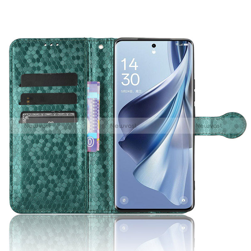 Leather Case Stands Flip Cover Holder C04X for Oppo Reno10 Pro+ Plus 5G