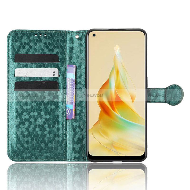 Leather Case Stands Flip Cover Holder C04X for Oppo Reno8 T 4G