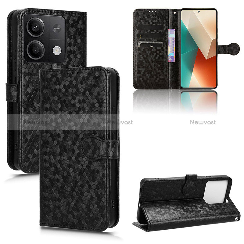 Leather Case Stands Flip Cover Holder C04X for Xiaomi Redmi Note 13 5G