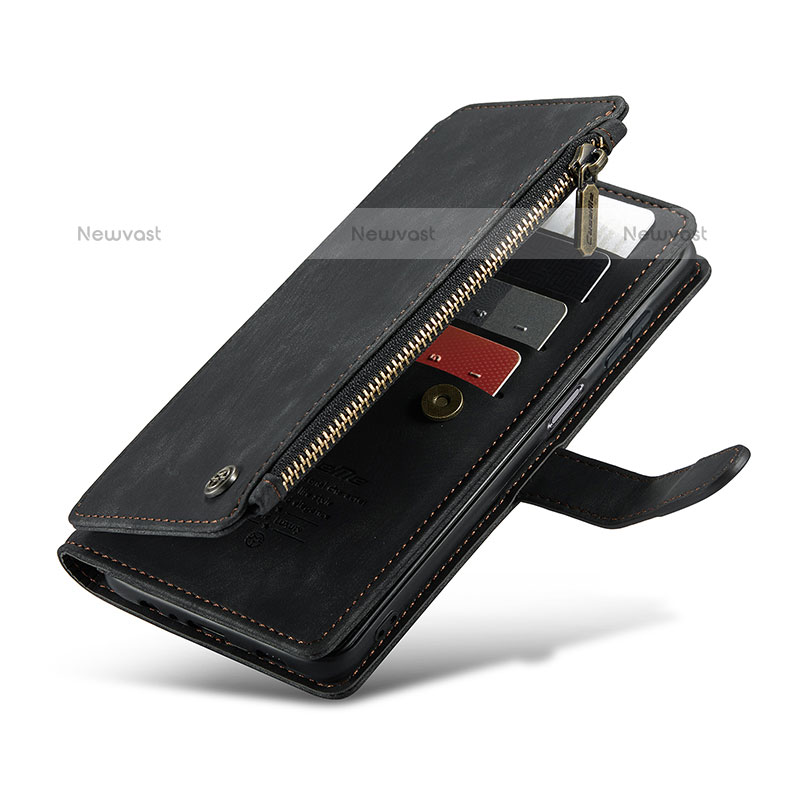 Leather Case Stands Flip Cover Holder C05S for Samsung Galaxy A12