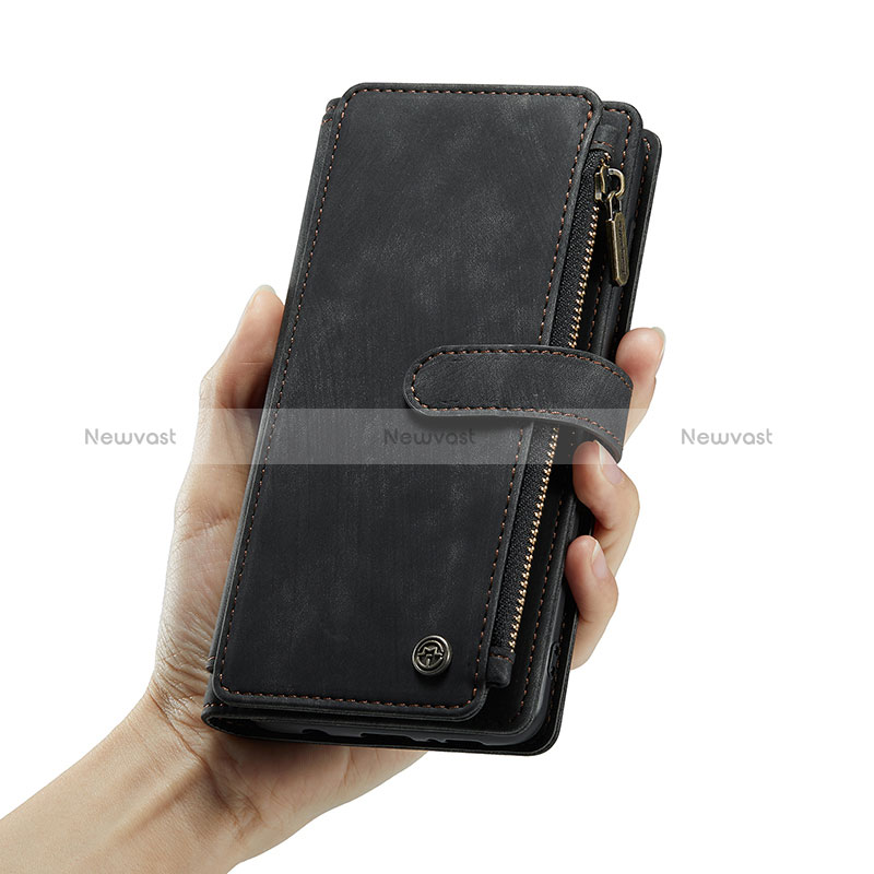 Leather Case Stands Flip Cover Holder C05S for Samsung Galaxy A12 5G