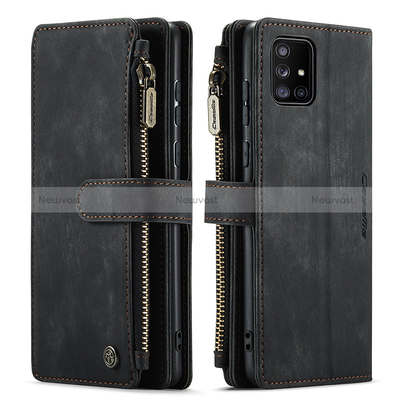 Leather Case Stands Flip Cover Holder C05S for Samsung Galaxy A71 5G