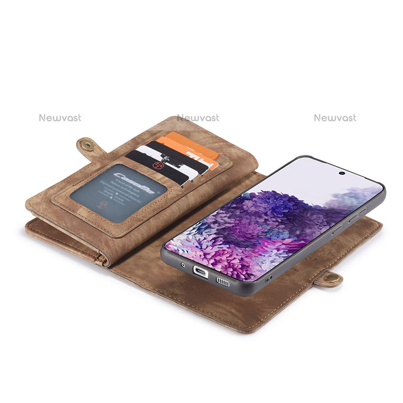 Leather Case Stands Flip Cover Holder C05S for Samsung Galaxy S20 Ultra