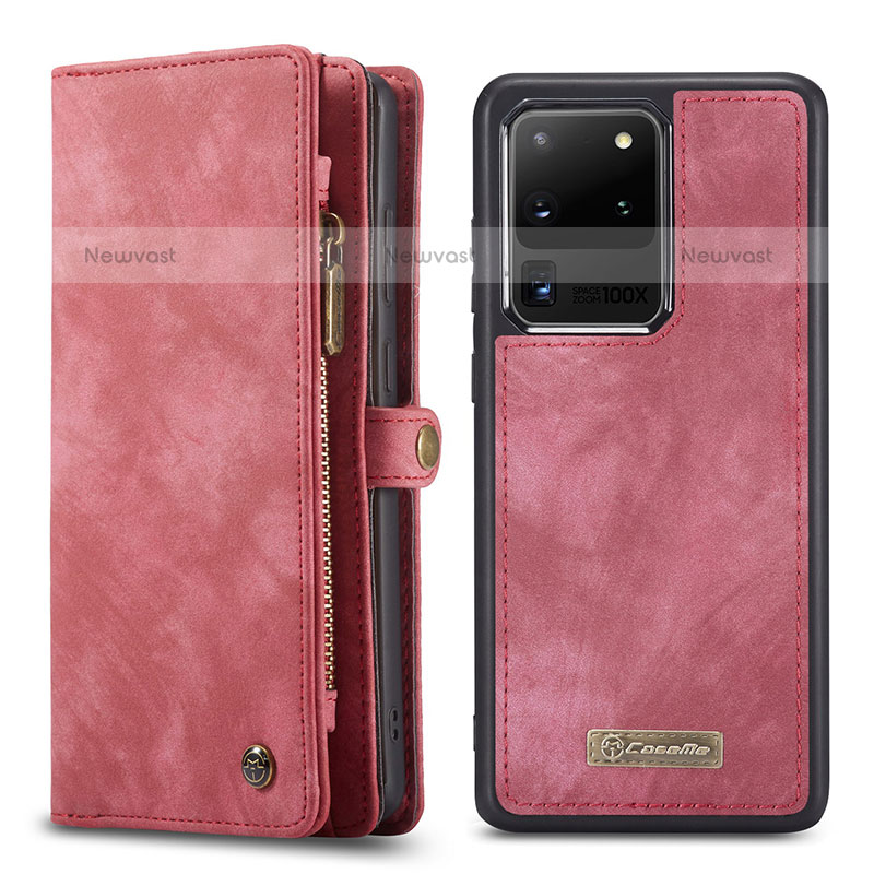 Leather Case Stands Flip Cover Holder C05S for Samsung Galaxy S20 Ultra