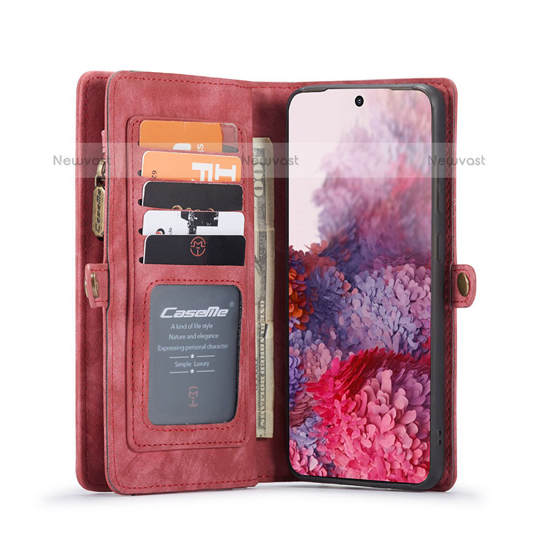 Leather Case Stands Flip Cover Holder C05S for Samsung Galaxy S20 Ultra