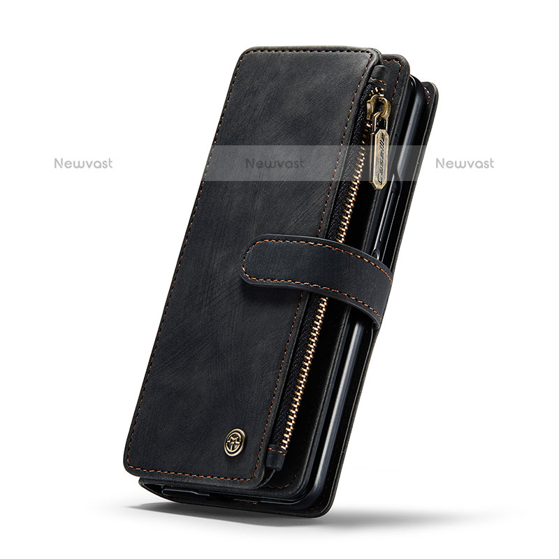 Leather Case Stands Flip Cover Holder C05S for Samsung Galaxy Z Fold3 5G