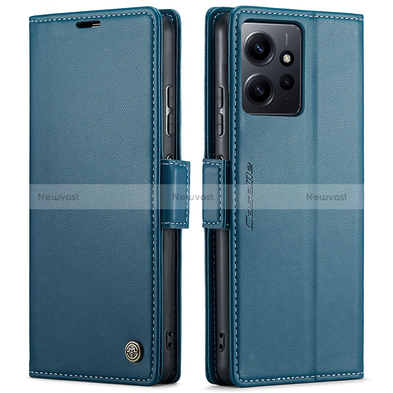 Leather Case Stands Flip Cover Holder C05S for Xiaomi Redmi Note 12 4G