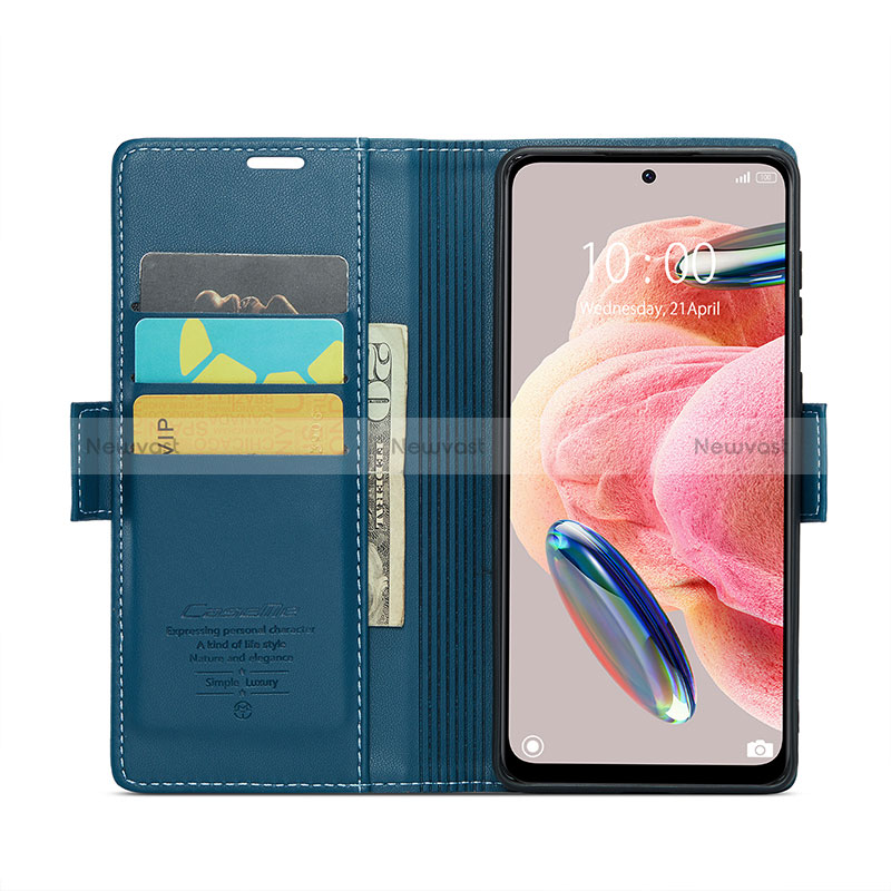 Leather Case Stands Flip Cover Holder C05S for Xiaomi Redmi Note 12 4G