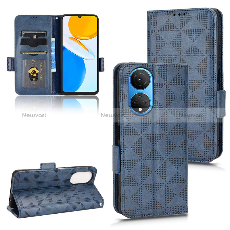 Leather Case Stands Flip Cover Holder C05X for Huawei Honor X7