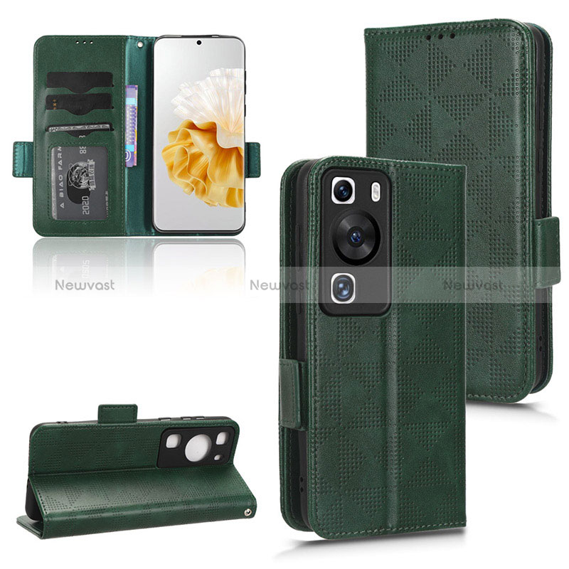 Leather Case Stands Flip Cover Holder C05X for Huawei P60