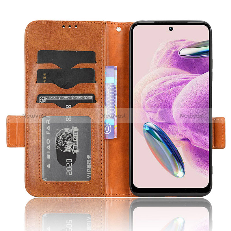 Leather Case Stands Flip Cover Holder C05X for Xiaomi Redmi Note 12S