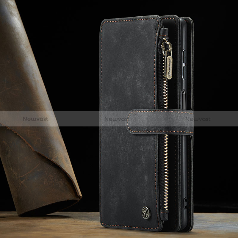 Leather Case Stands Flip Cover Holder C06S for Samsung Galaxy A12 5G