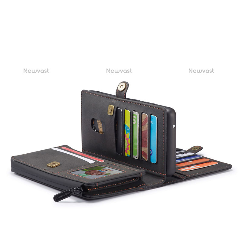 Leather Case Stands Flip Cover Holder C06S for Samsung Galaxy S20 Ultra