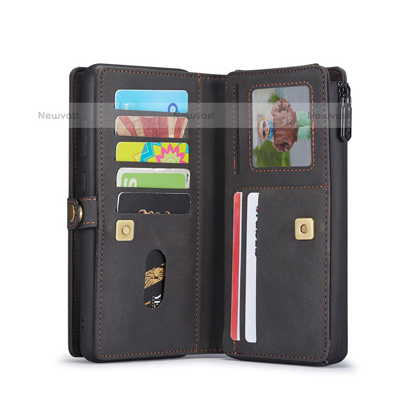 Leather Case Stands Flip Cover Holder C06S for Samsung Galaxy S20 Ultra 5G