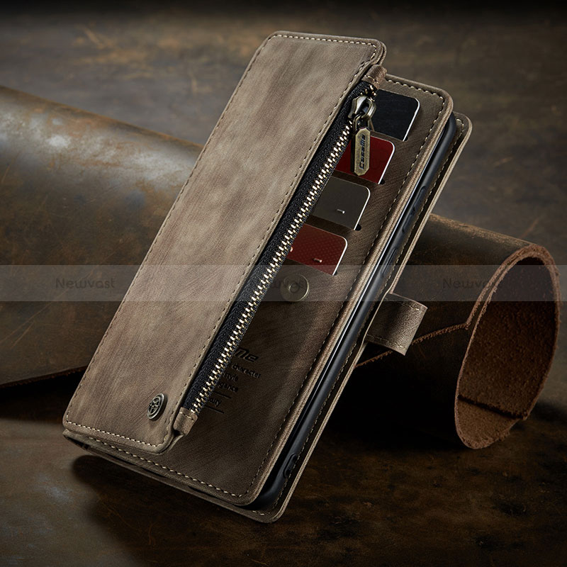 Leather Case Stands Flip Cover Holder C06S for Samsung Galaxy S22 Plus 5G