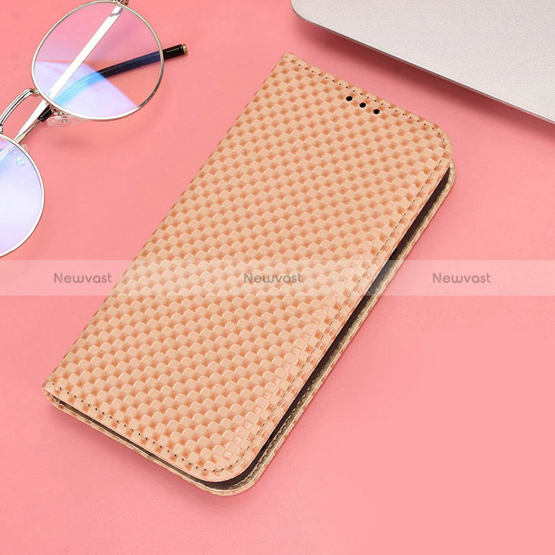 Leather Case Stands Flip Cover Holder C06X for Huawei Honor X8 4G