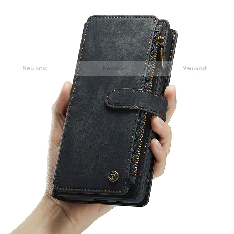 Leather Case Stands Flip Cover Holder C07S for Samsung Galaxy S20 Plus 5G