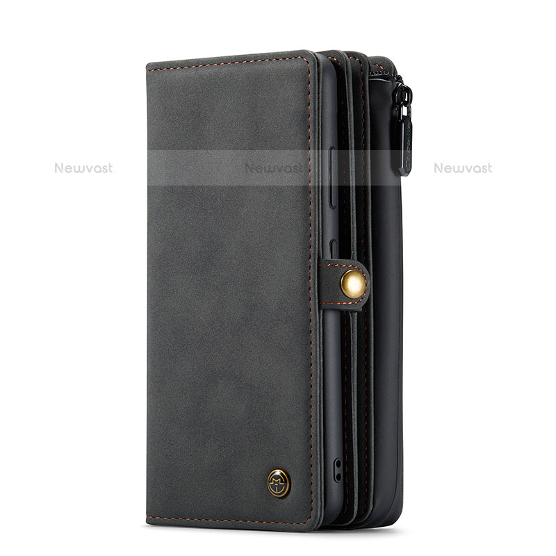 Leather Case Stands Flip Cover Holder C08S for Samsung Galaxy S22 5G