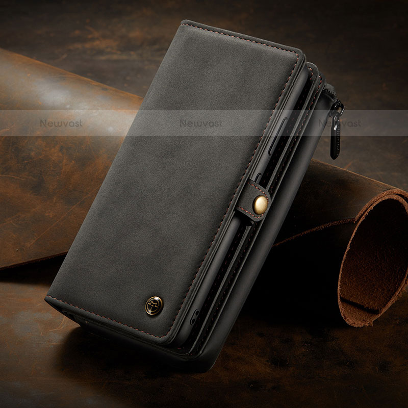 Leather Case Stands Flip Cover Holder C09S for Samsung Galaxy S21 FE 5G